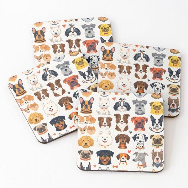 Item preview, Diverse Dog Breed Portraits Sticker Sheet designed and sold by PholPol1959.