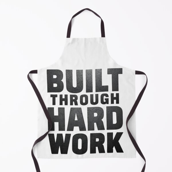 Item preview, Built Through Hard Work | Faith & Fitness Motivation designed and sold by guchieworldcollection.