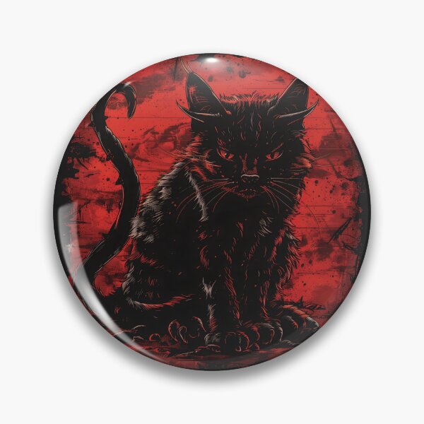 Item preview, Demon Hour — Gothic Devil Cat Art designed and sold by Mourne & Dusk.