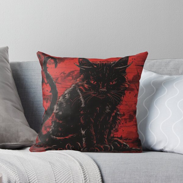 Item preview, Demon Hour — Gothic Devil Cat Art designed and sold by Mourne & Dusk.