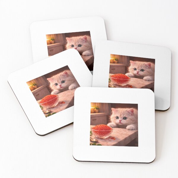 Item preview, Tiny Cat Discovers Caviar designed and sold by LovelyCatGalaxy.