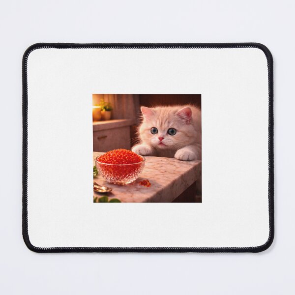 Item preview, Tiny Cat Discovers Caviar designed and sold by LovelyCatGalaxy.