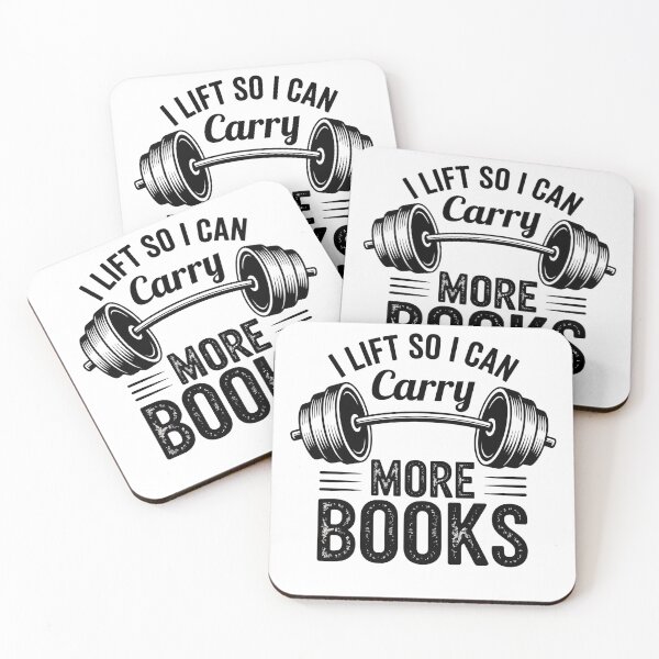 Item preview, I Lift So I Can Carry More Books - Perfect design for a book lover and gym addict who combines a passion for reading with a dedication to workout and strength designed and sold by ZyziowskyArt.