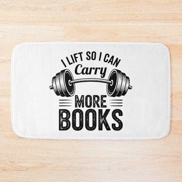 Item preview, I Lift So I Can Carry More Books - Perfect design for a book lover and gym addict who combines a passion for reading with a dedication to workout and strength designed and sold by ZyziowskyArt.