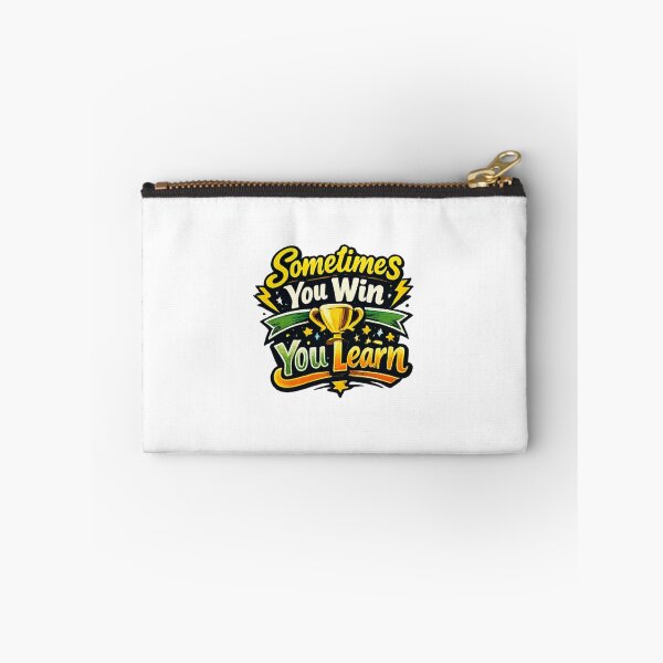 Item preview, Sometimes You Win Sometimes You Learn Motivation Quote designed and sold by Mix Mood.
