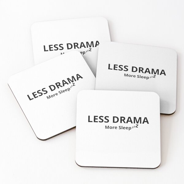 Item preview, Less Drama More Sleep – Funny Sleep Lover Quote designed and sold by FreshLineArts.