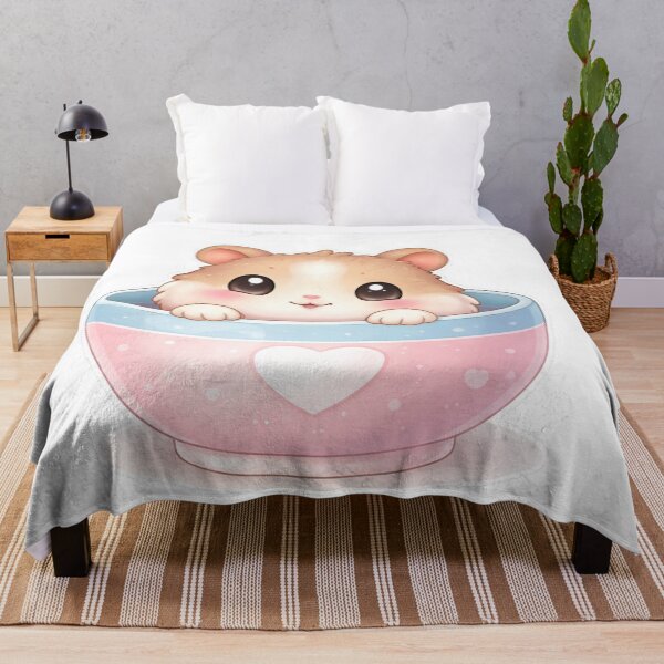 Item preview, Cute Hamster Peeking from Bowl Kawaii Design designed and sold by Sadia  Jannat.