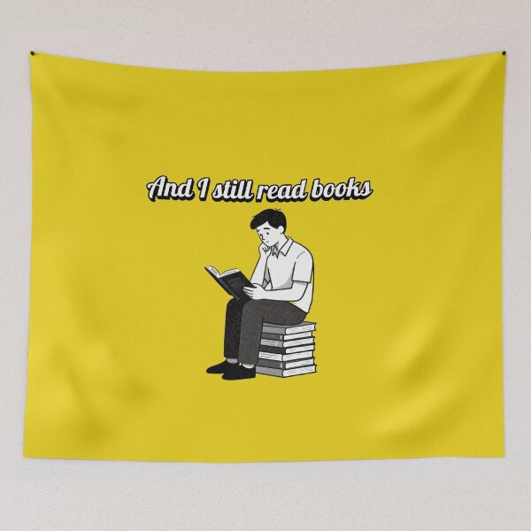 Item preview, And_I_Still_Read_Books - T-shirts and gifts for those who still enjoy reading books designed and sold by SEASTAR2711.