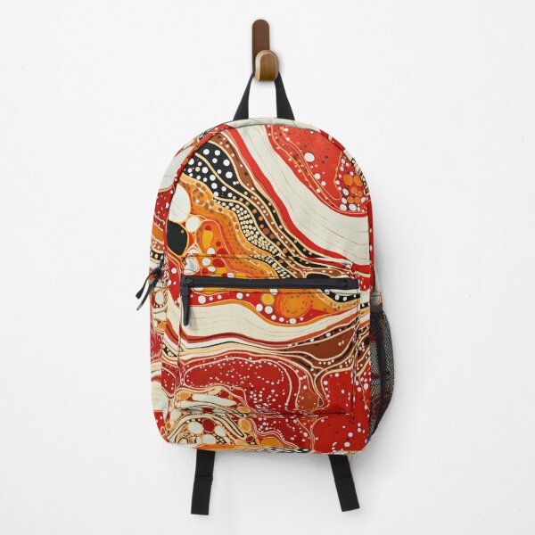 Item preview, Aboriginal Inspired Dot Art - Lava Waves designed and sold by GrinGalore.