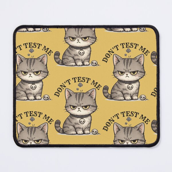 Item preview, Don’t Test Me Grumpy Cat Funny Meme Sticker Design designed and sold by randomdesignsnearme.