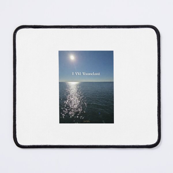 Item preview, I AM Abundant Ocean Sunshine Affirmation Motivational Quote Soul'outions designed and sold by NewyoufromMe.