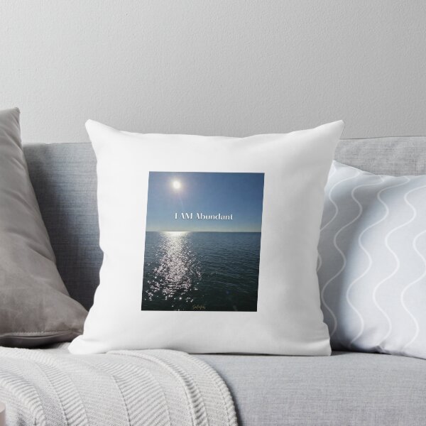 Item preview, I AM Abundant Ocean Sunshine Affirmation Motivational Quote Soul'outions designed and sold by NewyoufromMe.