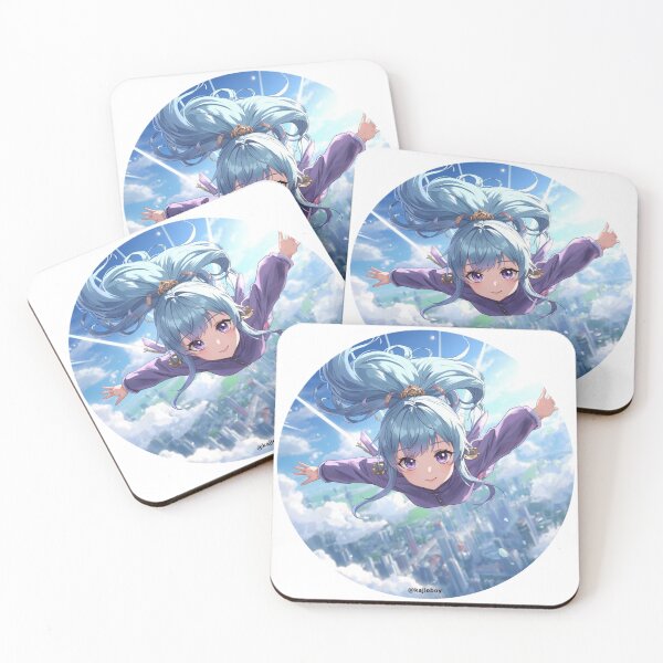 Item preview, Skyfall Anime Girl Sticker – Dreamy Flying Aesthetic designed and sold by UUCSHOP.