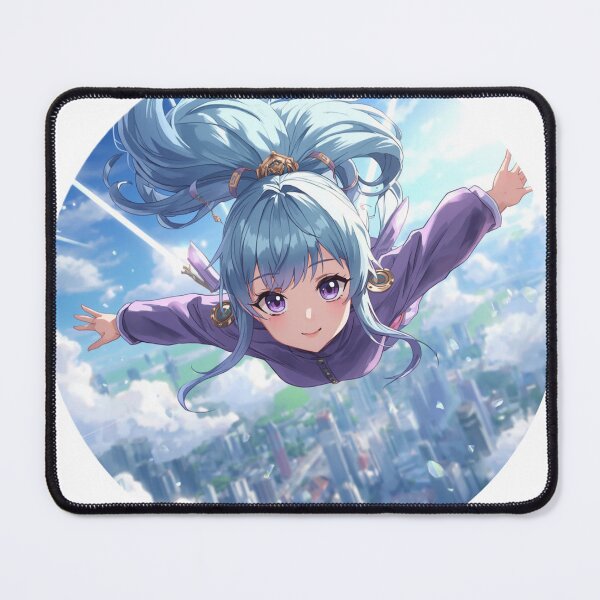 Item preview, Skyfall Anime Girl Sticker – Dreamy Flying Aesthetic designed and sold by UUCSHOP.