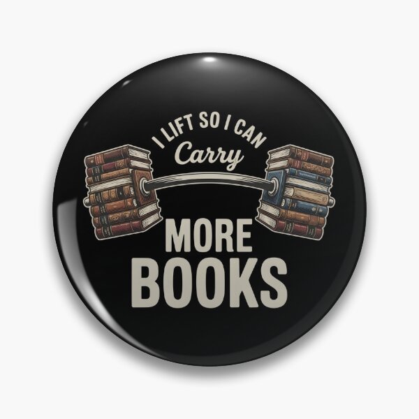 Item preview, I Lift So I Can Carry More Books - Perfect design for a book lover and gym addict who combines a passion for reading with a dedication to workout and strength. designed and sold by ZyziowskyArt.