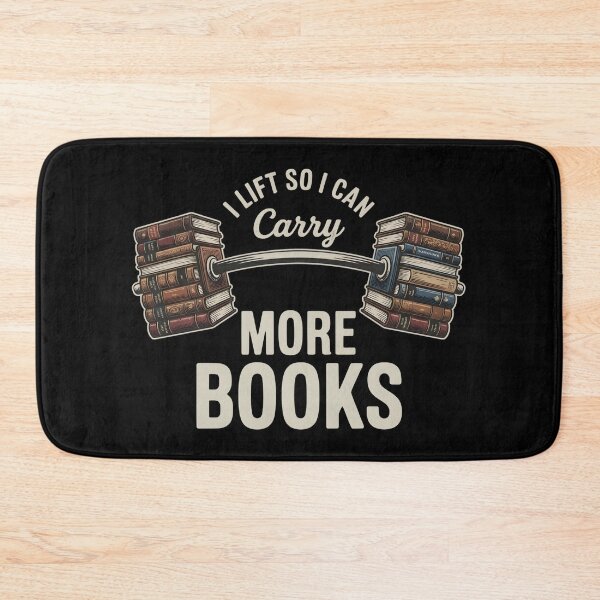 Item preview, I Lift So I Can Carry More Books - Perfect design for a book lover and gym addict who combines a passion for reading with a dedication to workout and strength. designed and sold by ZyziowskyArt.