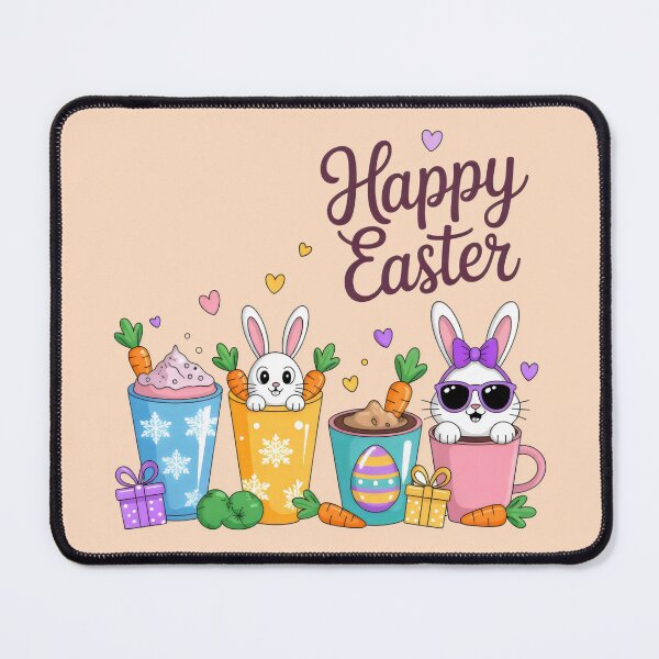 Item preview, Cute Bunny Coffee Cups Happy Easter Kawaii Rabbit Gift for Kids Women Spring Bunny Lover designed and sold by WearVerse440.