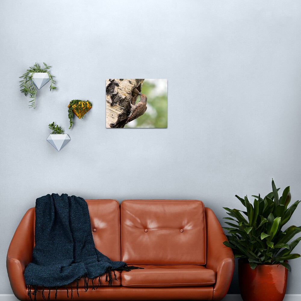 Flicker Breakfast On The Way, Gulping Metal Print