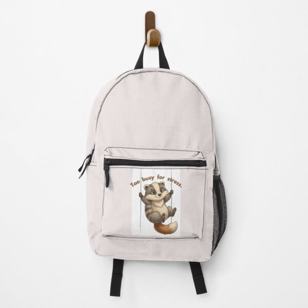 Item preview, Too Busy for Stress - Cute Raccoon Climbing designed and sold by HALYNA070824.