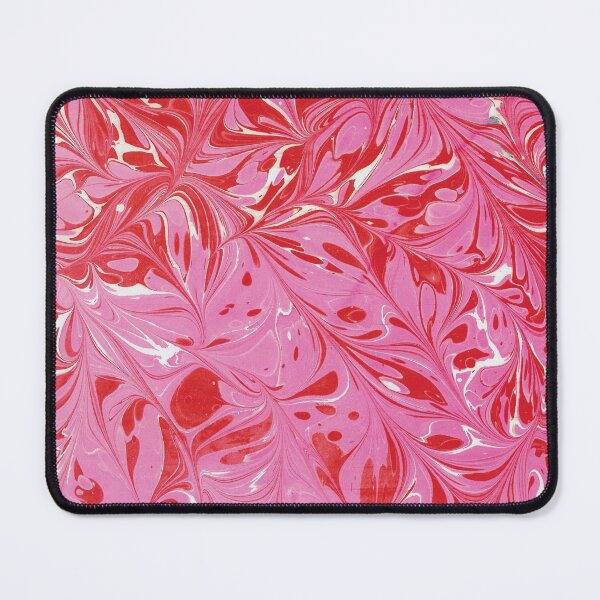 Item preview, Traditional marbling art Ebru, handmade , red and pink designed and sold by Pacika.