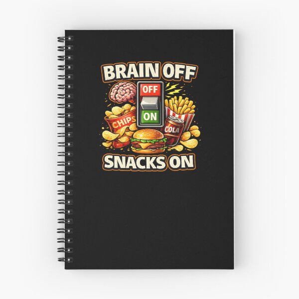 Item preview, Brain Off Snacks On Funny Lazy Food Mode Design designed and sold by Timeless Junction.