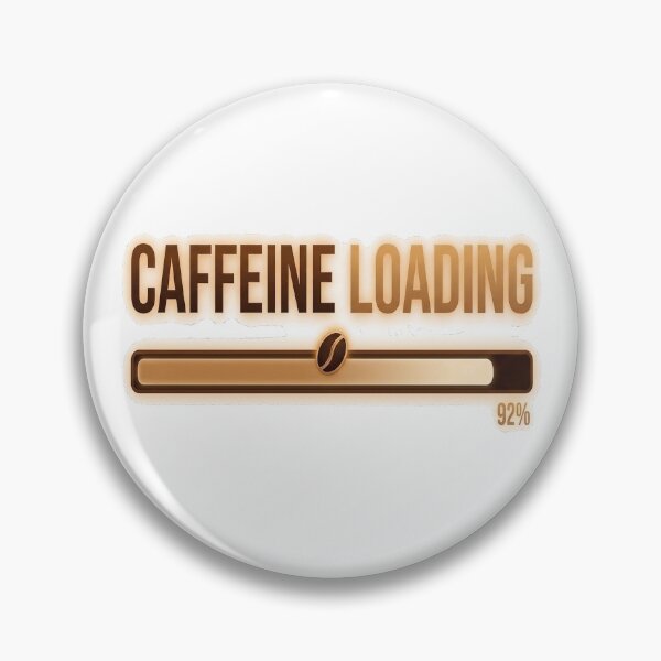 Item preview, Caffeine Loading Funny Coffee Design | Sarcastic Energy Meter Graphic designed and sold by Mysterious Shop.