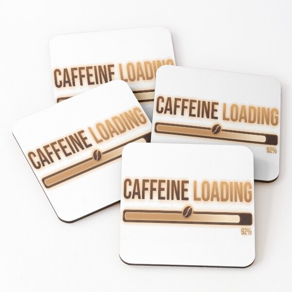 Item preview, Caffeine Loading Funny Coffee Design | Sarcastic Energy Meter Graphic designed and sold by Mysterious Shop.