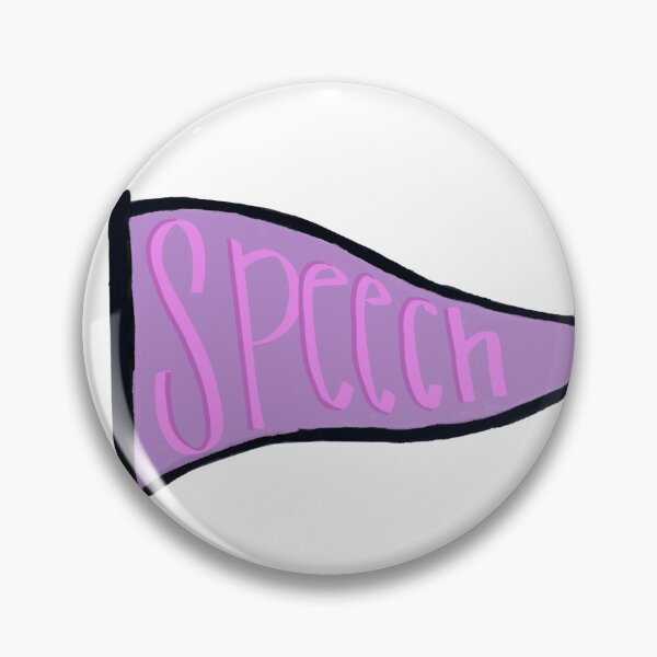 Item preview, Speech Pennant designed and sold by maggiemadeitt.