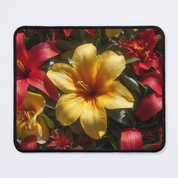 Item preview, Real Exotic Flowers Red Yellow designed and sold by NK-Studios .
