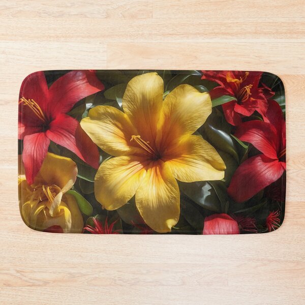 Item preview, Real Exotic Flowers Red Yellow designed and sold by NK-Studios .
