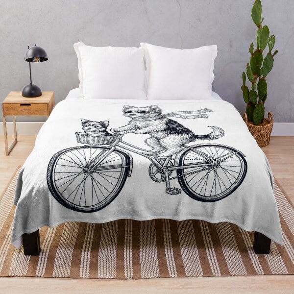 Item preview, Vintage Biewer Terrier Riding Bike Bicycle Cycling Dog Lover designed and sold by DoodleTortle.