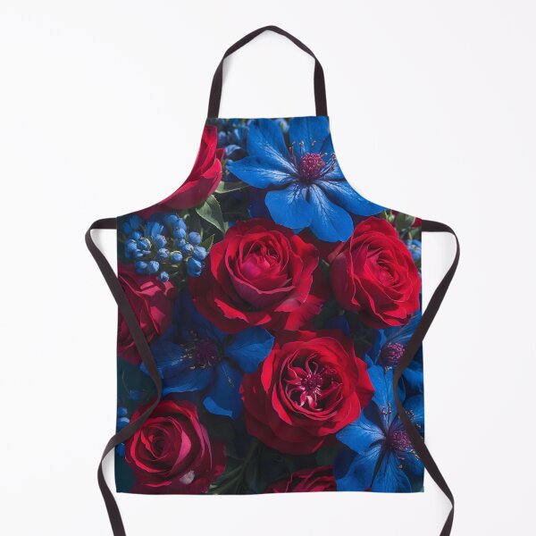 Item preview, Real Boho Flowers Red Blue 3D Texture designed and sold by NK-Studios .