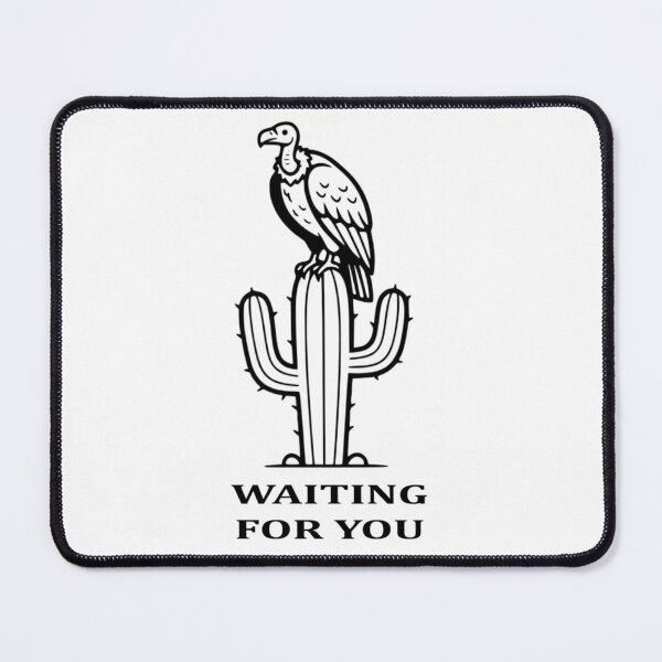 Item preview, Waiting For You - Desert Vulture Bold Line Art designed and sold by The Bold Line Studio.