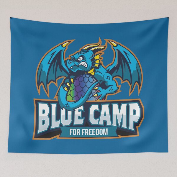 Item preview, Drachenfest-Blue Camp designed and sold by Padgett.