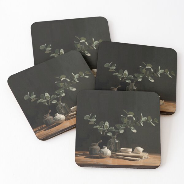 Item preview, Moody Minimal Still Life with Leaves designed and sold by TinyWarmThing.
