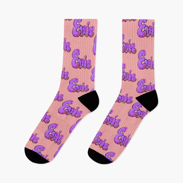 Item preview, Evie name with flowers - purple floral aesthetic  designed and sold by Artonmytee.