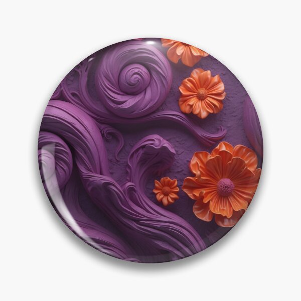 Item preview, Boho Floral 3D Vectortile Violet designed and sold by NK-Studios .