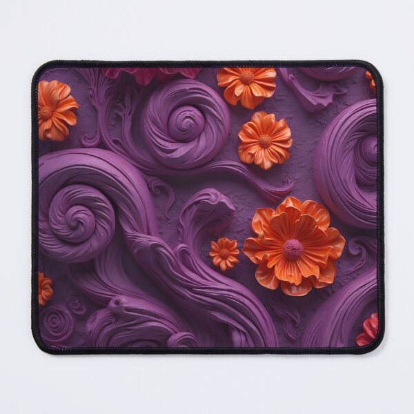 Item preview, Boho Floral 3D Vectortile Violet designed and sold by NK-Studios .