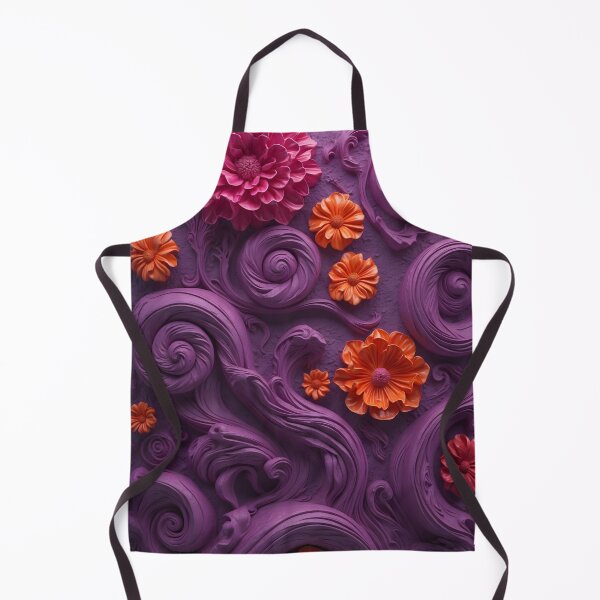 Item preview, Boho Floral 3D Vectortile Violet designed and sold by NK-Studios .