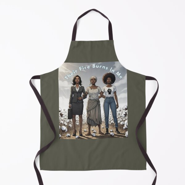 Item preview, Their Fire Burns In Me — Black Women Ancestors Legacy Art African American History Illustration designed and sold by nancysdaughter.