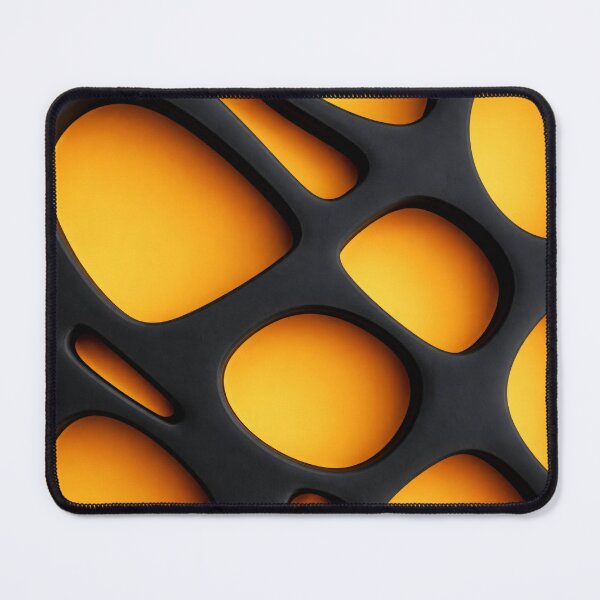 Item preview, Black and Orange Organic Geometric Abstract Pattern designed and sold by Kaleidoscope Print.