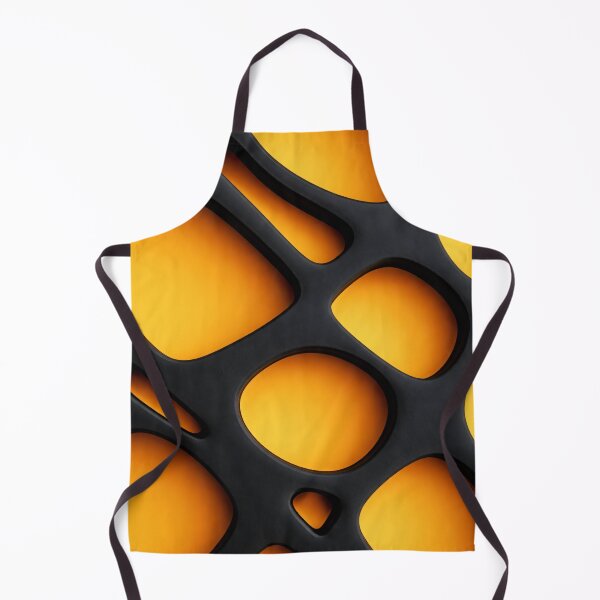 Item preview, Black and Orange Organic Geometric Abstract Pattern designed and sold by Kaleidoscope Print.