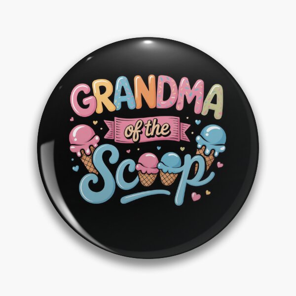 Item preview, Grandma of The Scoop Ice Cream Gender Reveal Baby Shower designed and sold by faridman.