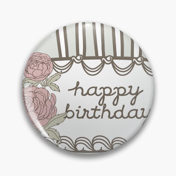 Item preview, kawaii birthday cake illustrate with november birth month flower designed and sold by storieslanguage.