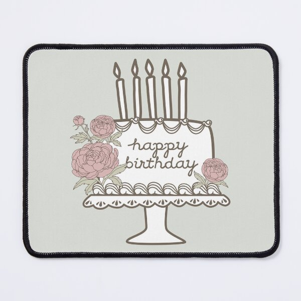 Item preview, kawaii birthday cake illustrate with november birth month flower designed and sold by storieslanguage.