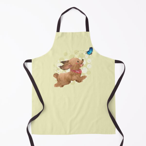 Item preview, Brown Poodle Chasing Buttefly designed and sold by Khotekmei.