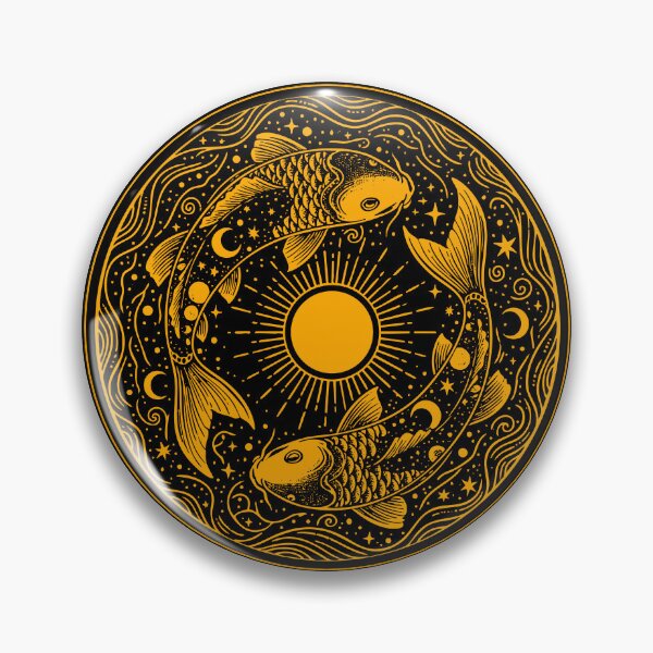 Item preview, Celestial Koi Fish – Majestic Circular Motion Design designed and sold by majesty-prints.
