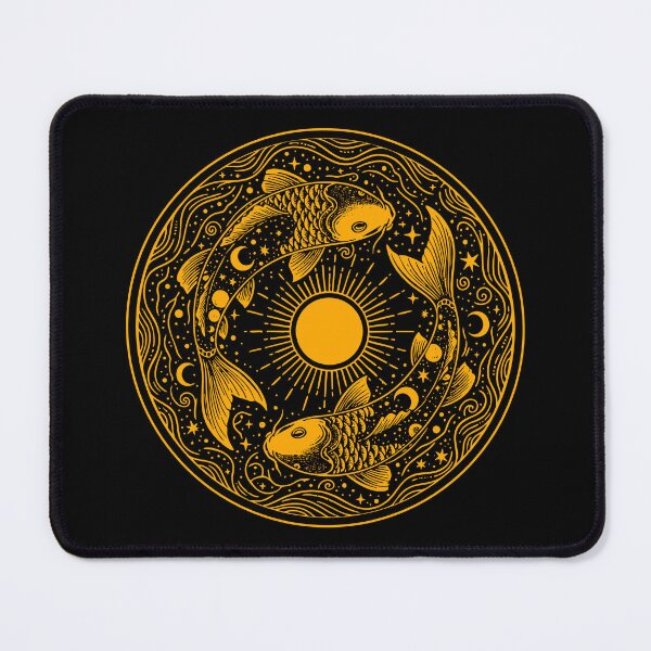 Item preview, Celestial Koi Fish – Majestic Circular Motion Design designed and sold by majesty-prints.