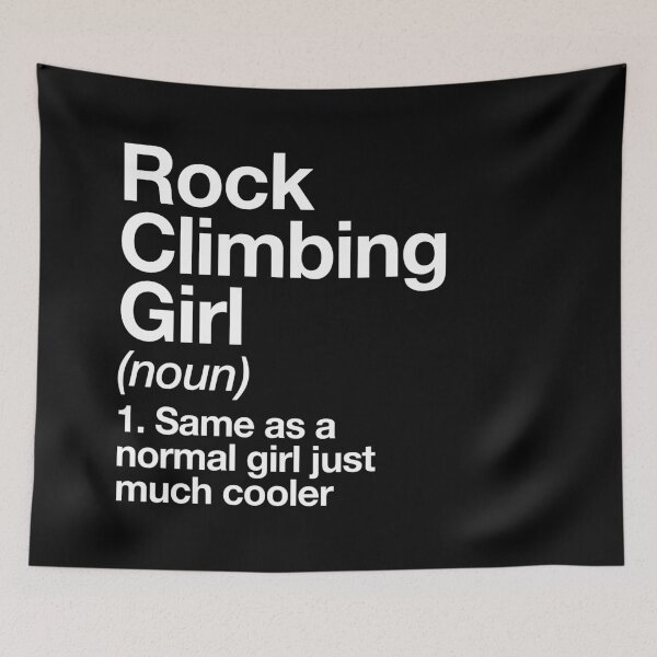 Item preview, Rock Climbing Girl Definition Funny & Sassy Sports Design designed and sold by yesqueen.