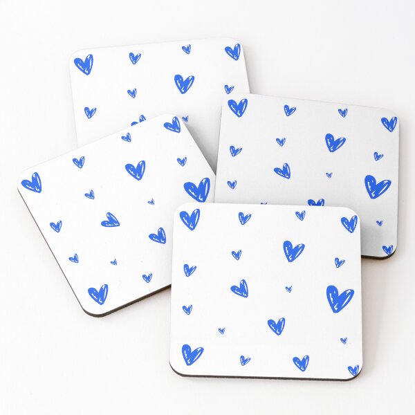 Item preview, Moroccan Blue Aesthetic Mini Hearts Pack designed and sold by Aesthetic Crew.
